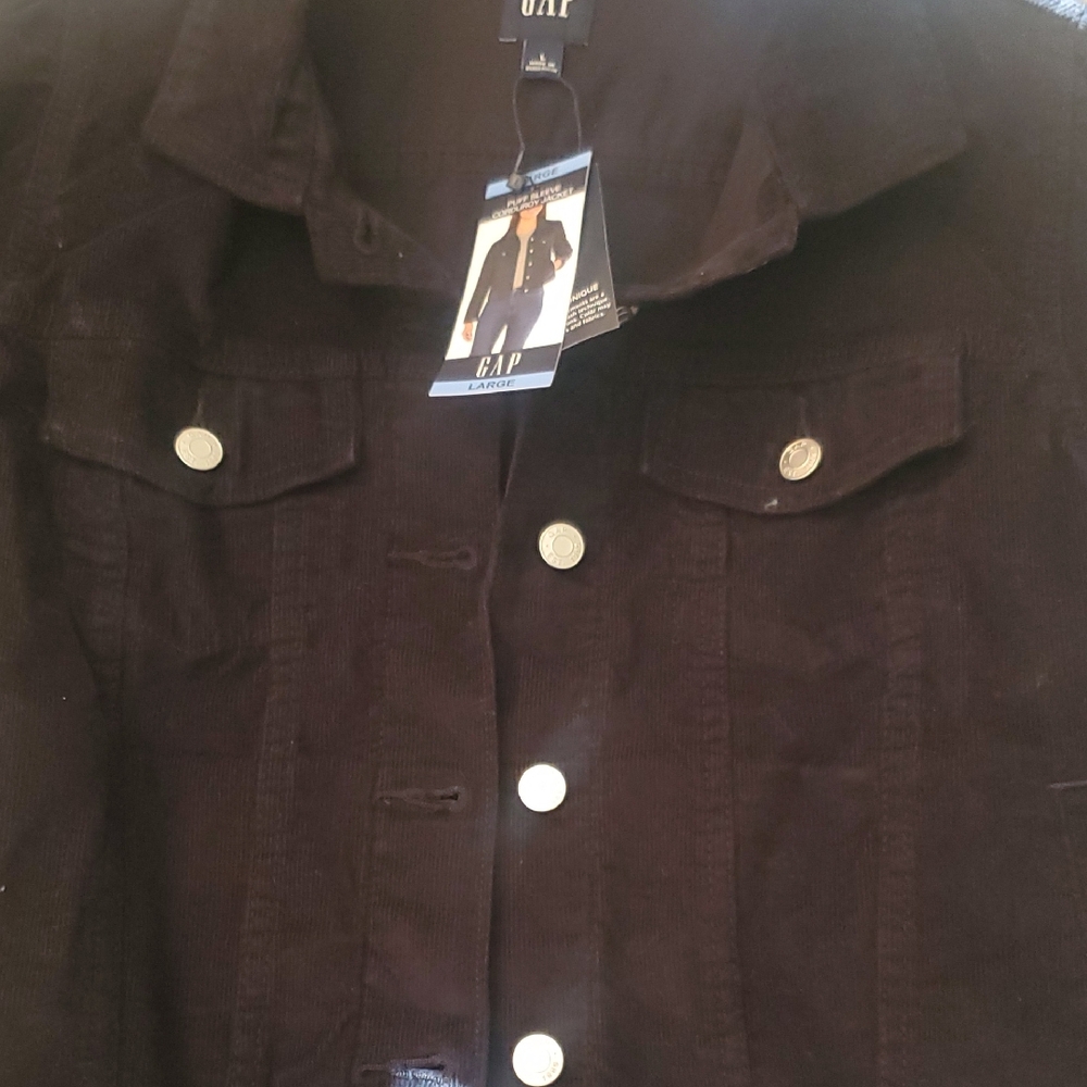 GAP Women's Black Corduroy Jacket